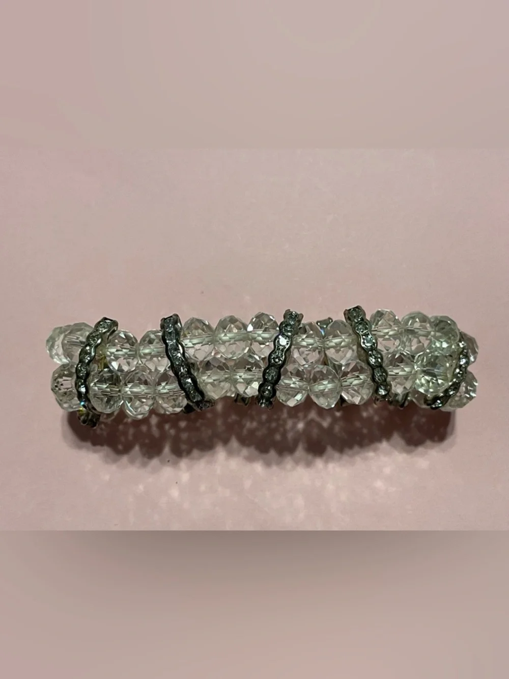 Vintage Crystal Rhinestone Stretch Bracelet #7714